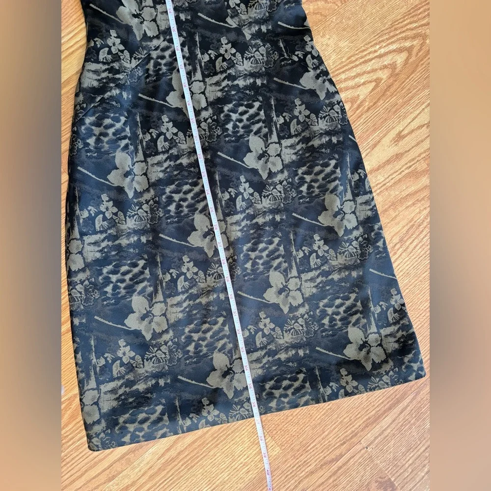 ZAC POSEN Black Floral Jacquard Dress (Fits XS) - Picture 8 of 8